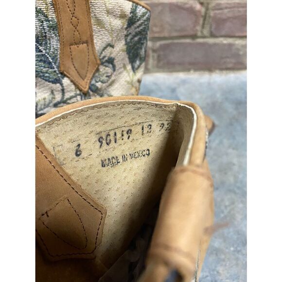 Seychelles Tan Leather Western Pointed Toe Boot Size 6 - Picture 8 of 9